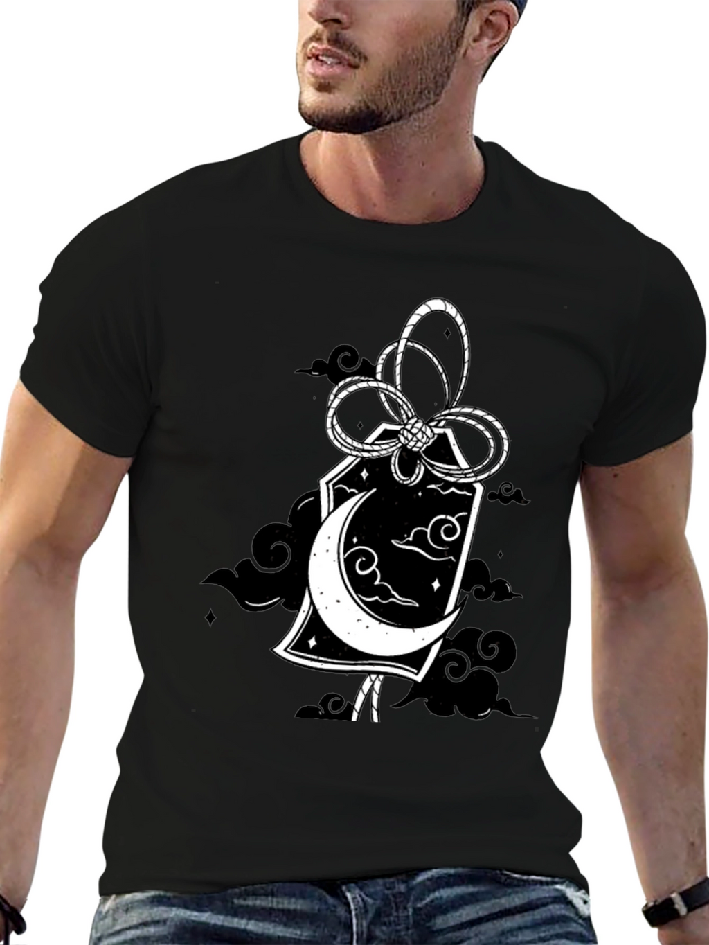 Lunar Amulet Black T-Shirt