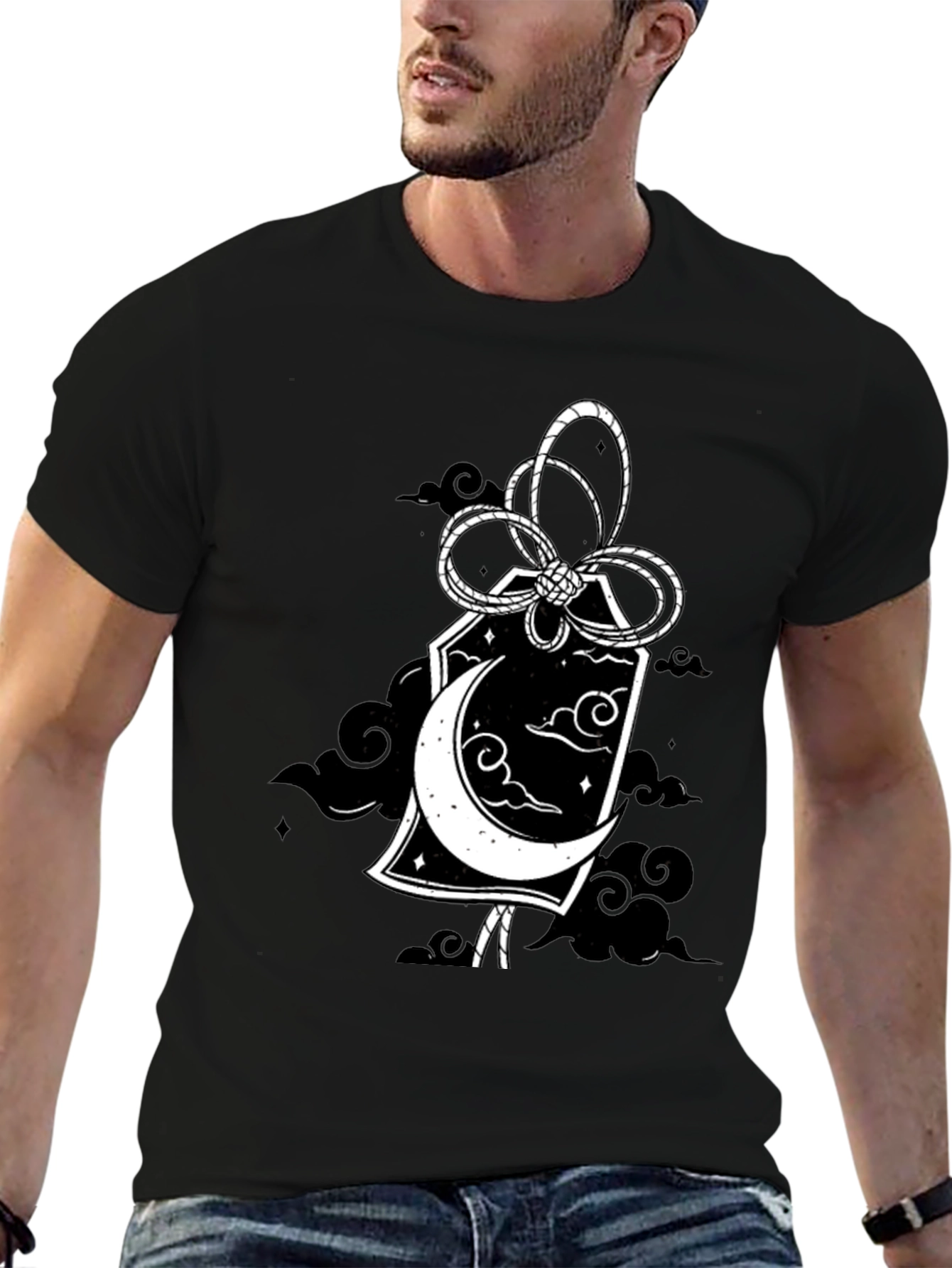 Lunar Amulet Black T-Shirt