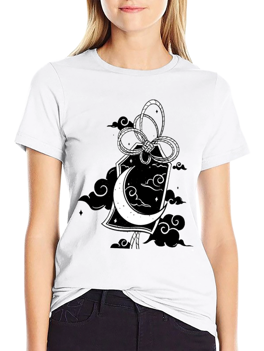 Lunar Amulet Black T-Shirt