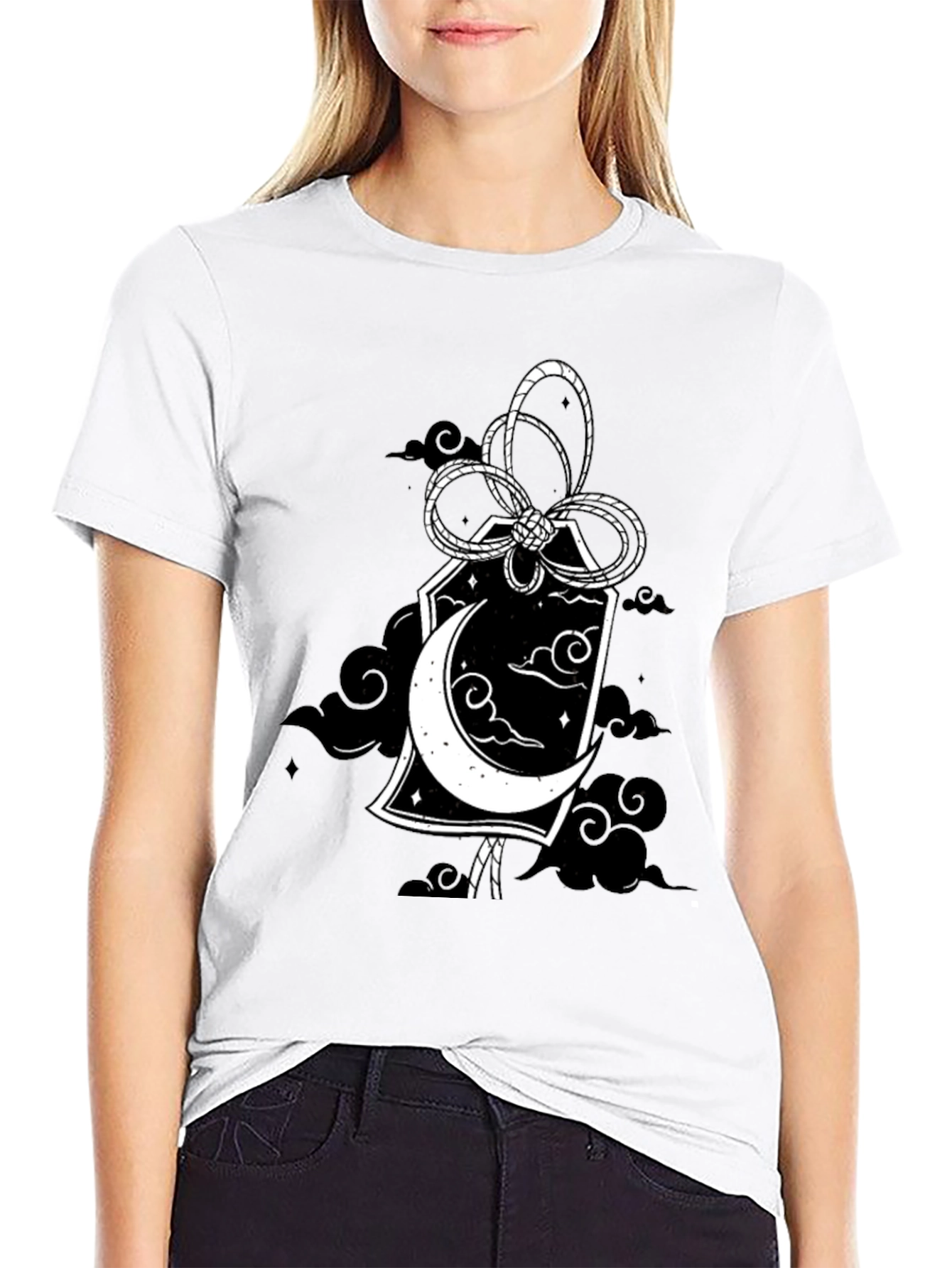 Lunar Amulet Black T-Shirt