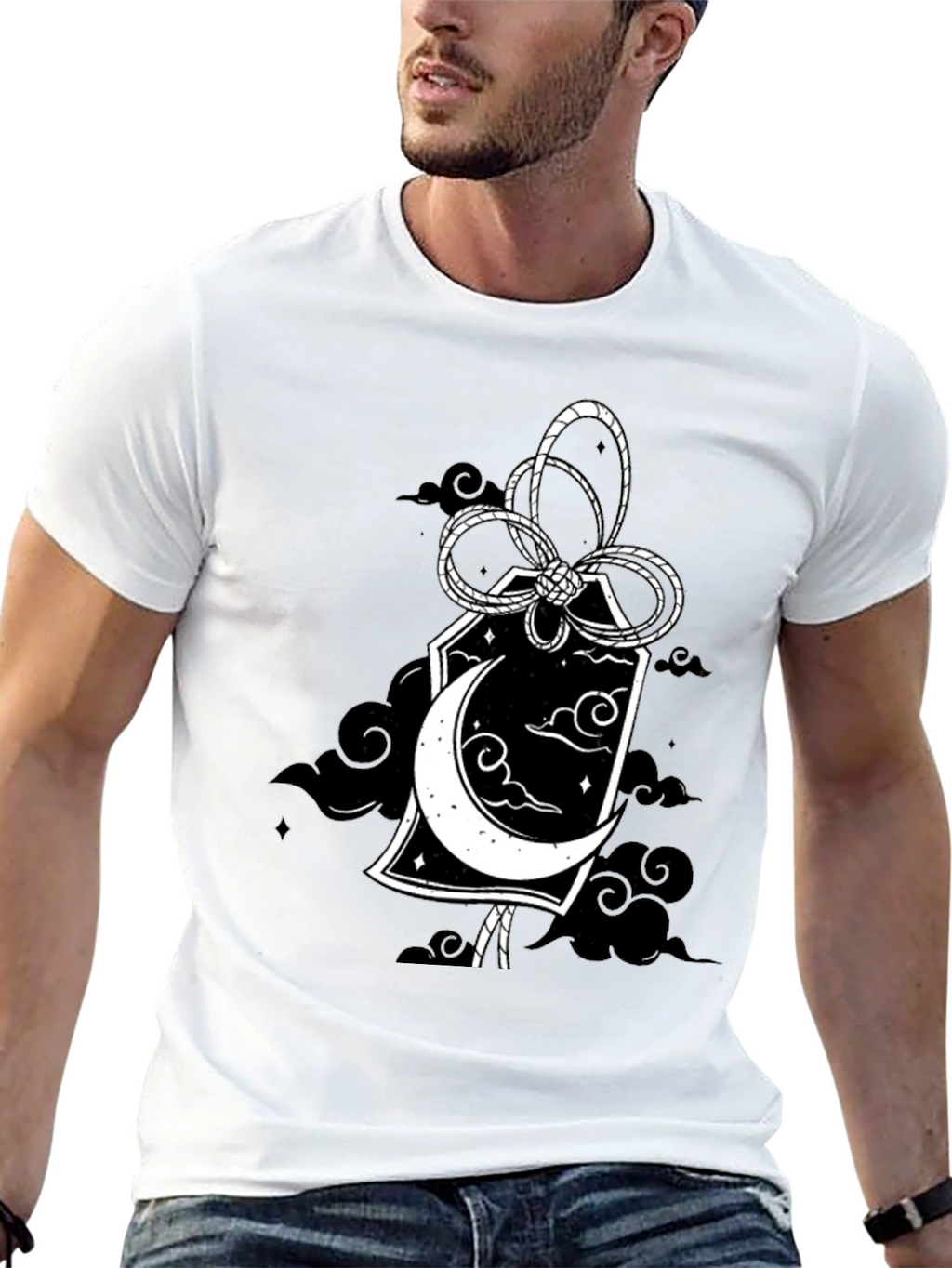 Lunar Amulet Black T-Shirt