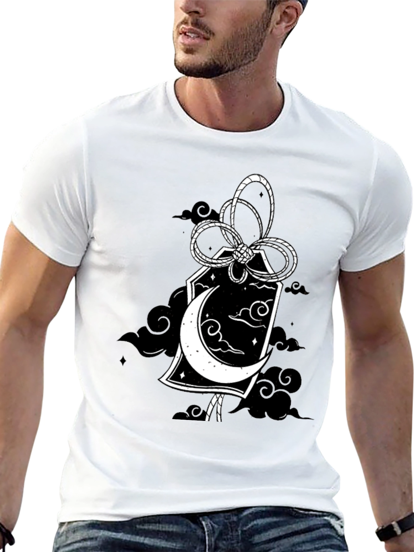 Lunar Amulet Black T-Shirt