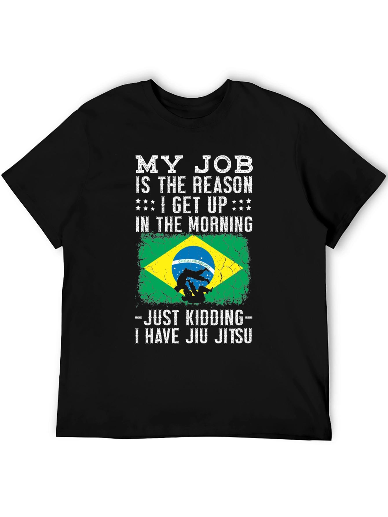 Jiu Jitsu T-Shirt - My Job is the Reason Funny Tee