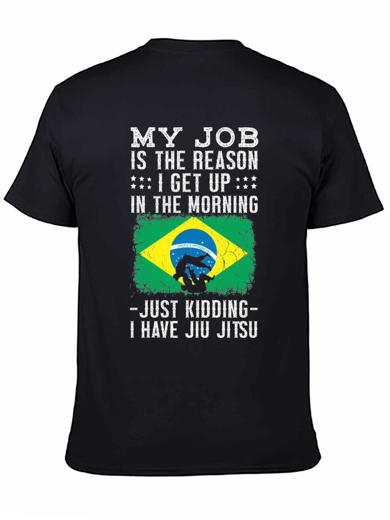 Jiu Jitsu T-Shirt - My Job is the Reason Funny Tee