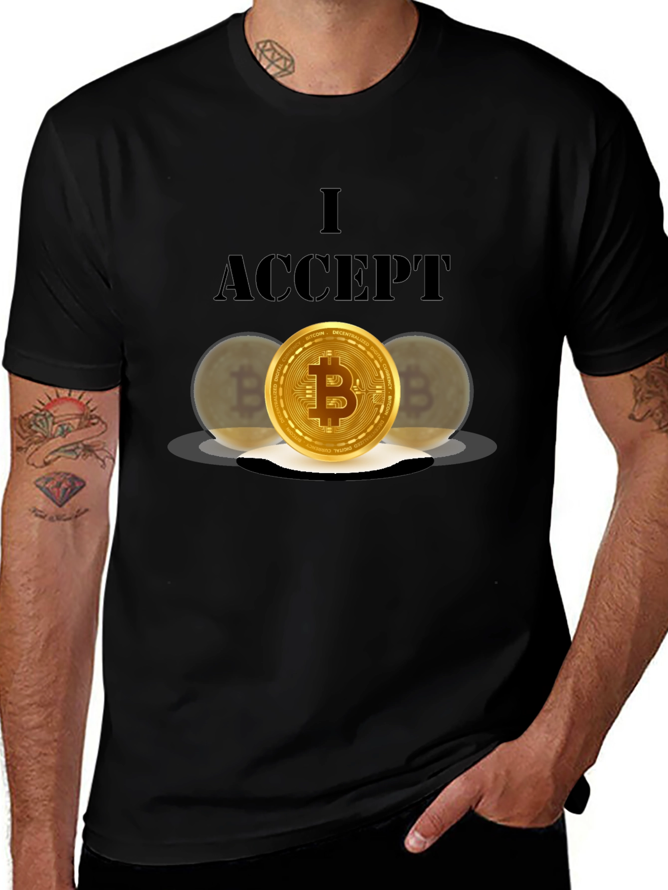 Bitcoin Accepted Graphic Tee