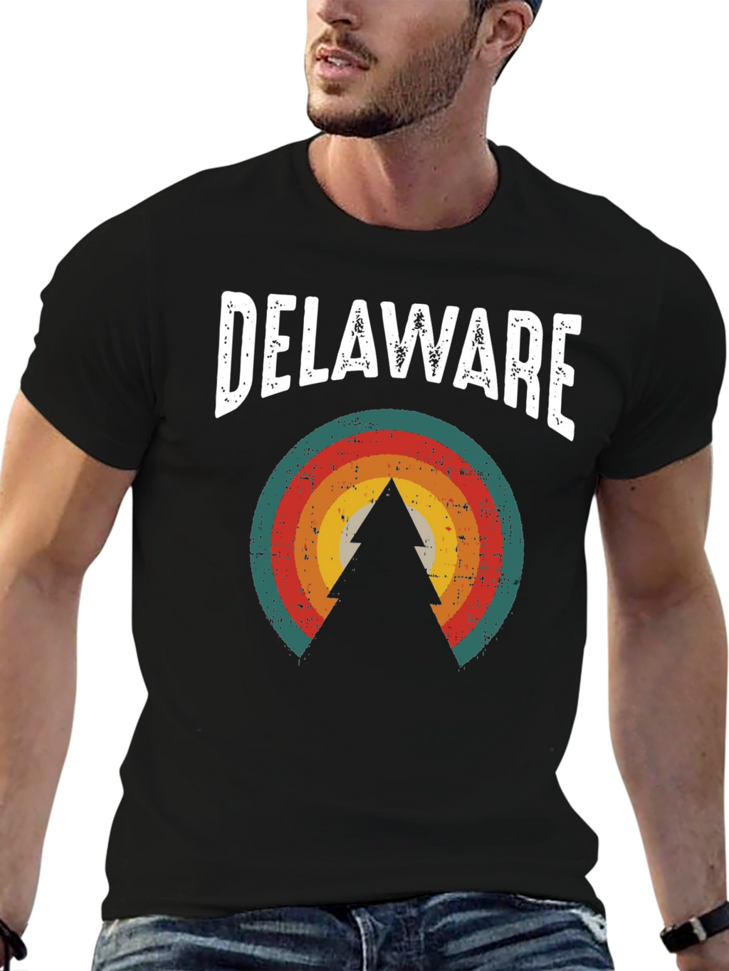 Delaware Retro Graphic Tee