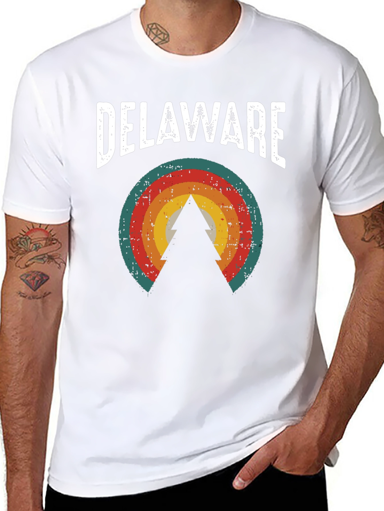 Delaware Retro Graphic Tee
