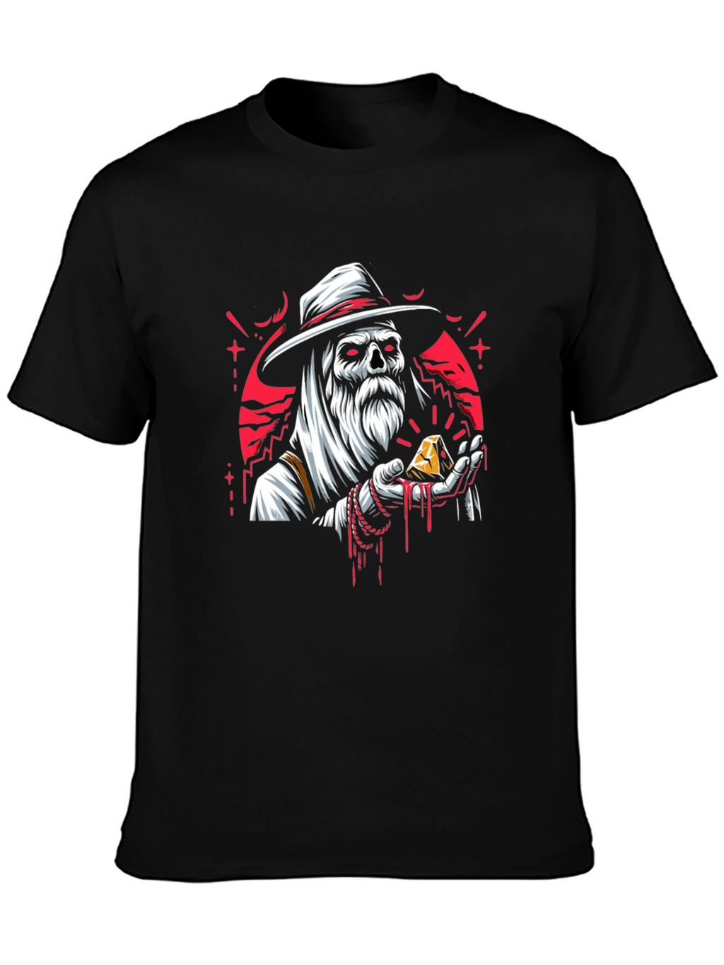 Grim Gold T-Shirt - Unique Graphic Tee