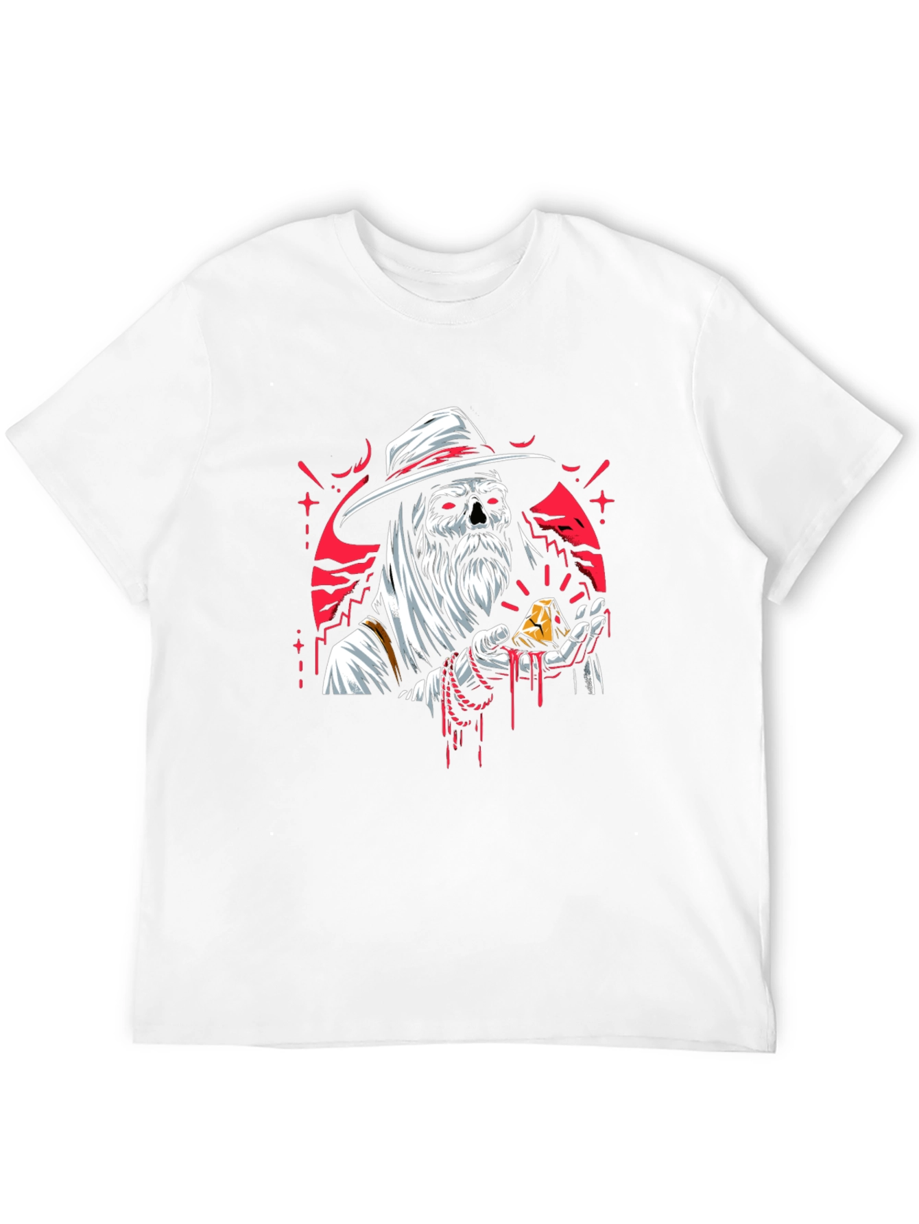 Grim Gold T-Shirt - Unique Graphic Tee