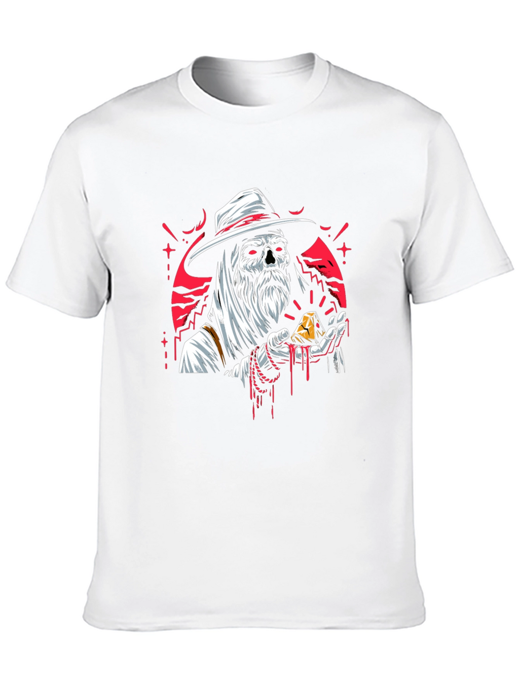 Grim Gold T-Shirt - Unique Graphic Tee