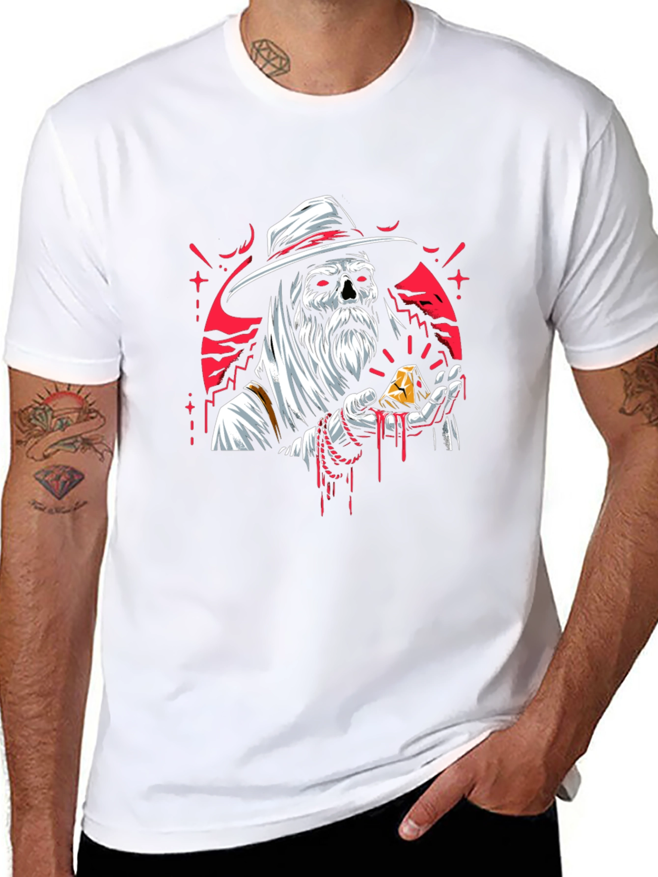 Grim Gold T-Shirt - Unique Graphic Tee