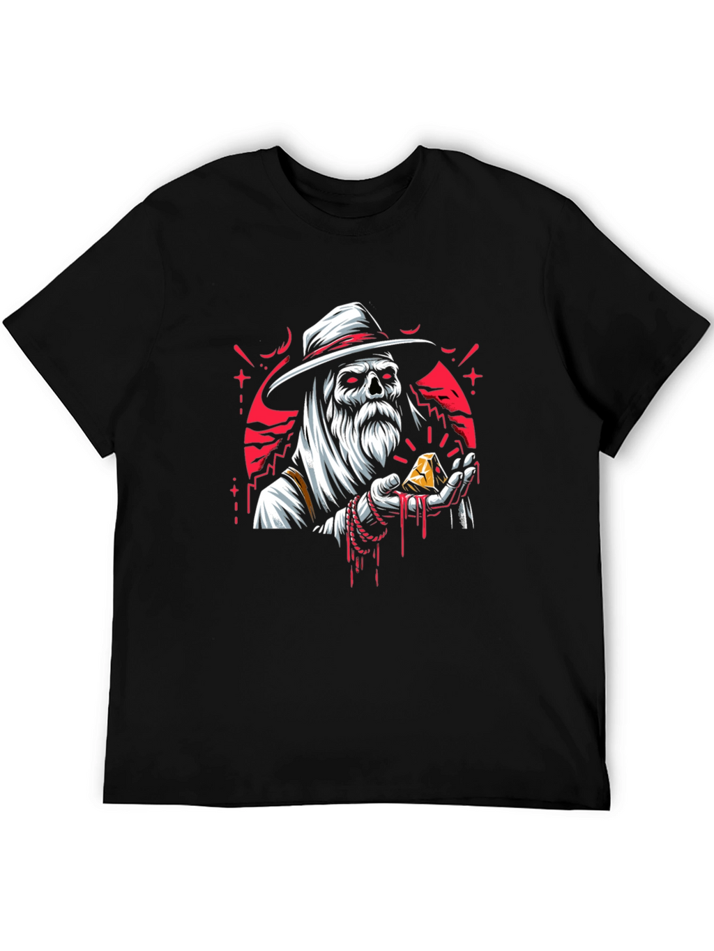Grim Gold T-Shirt - Unique Graphic Tee