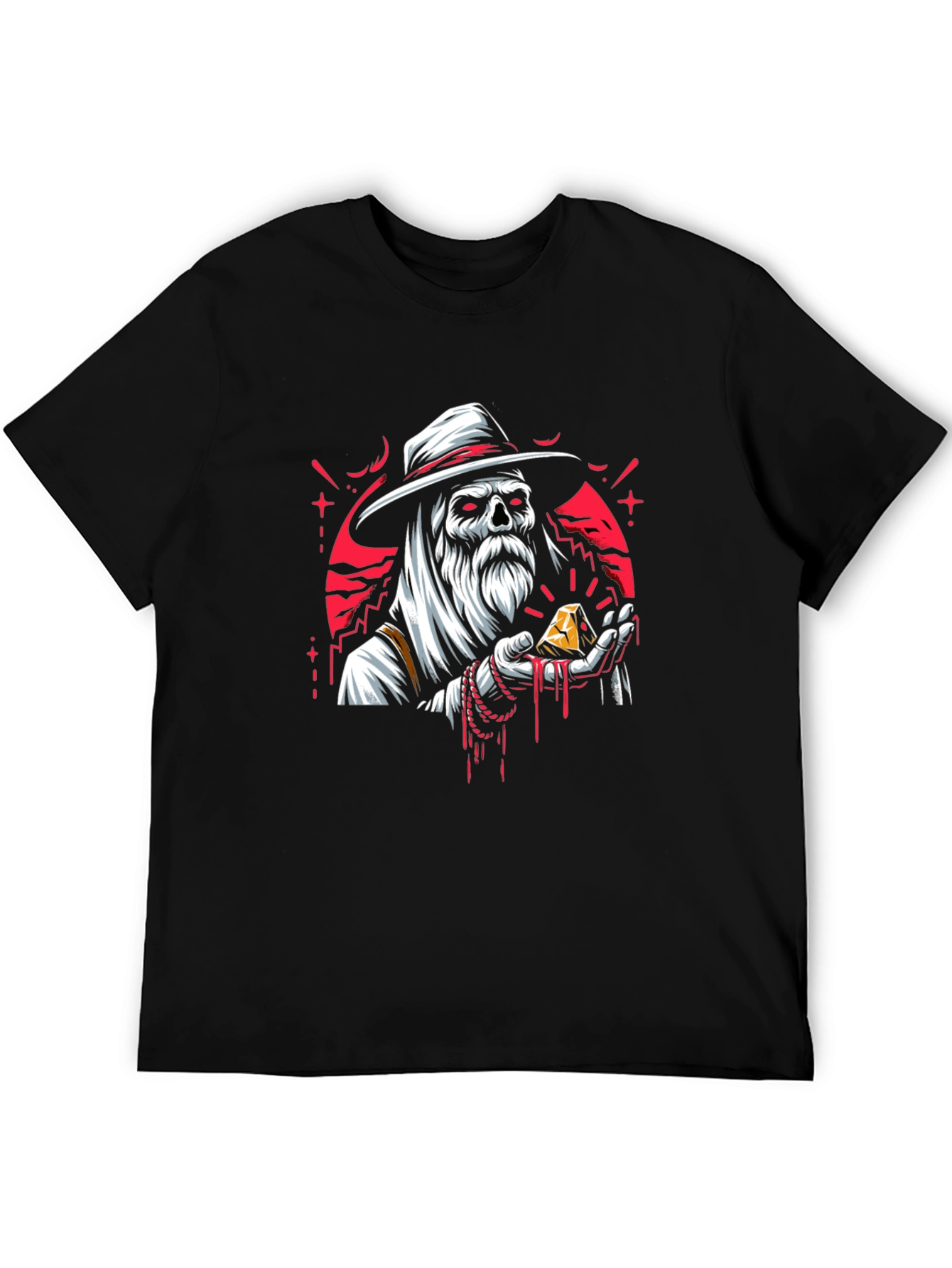 Grim Gold T-Shirt - Unique Graphic Tee