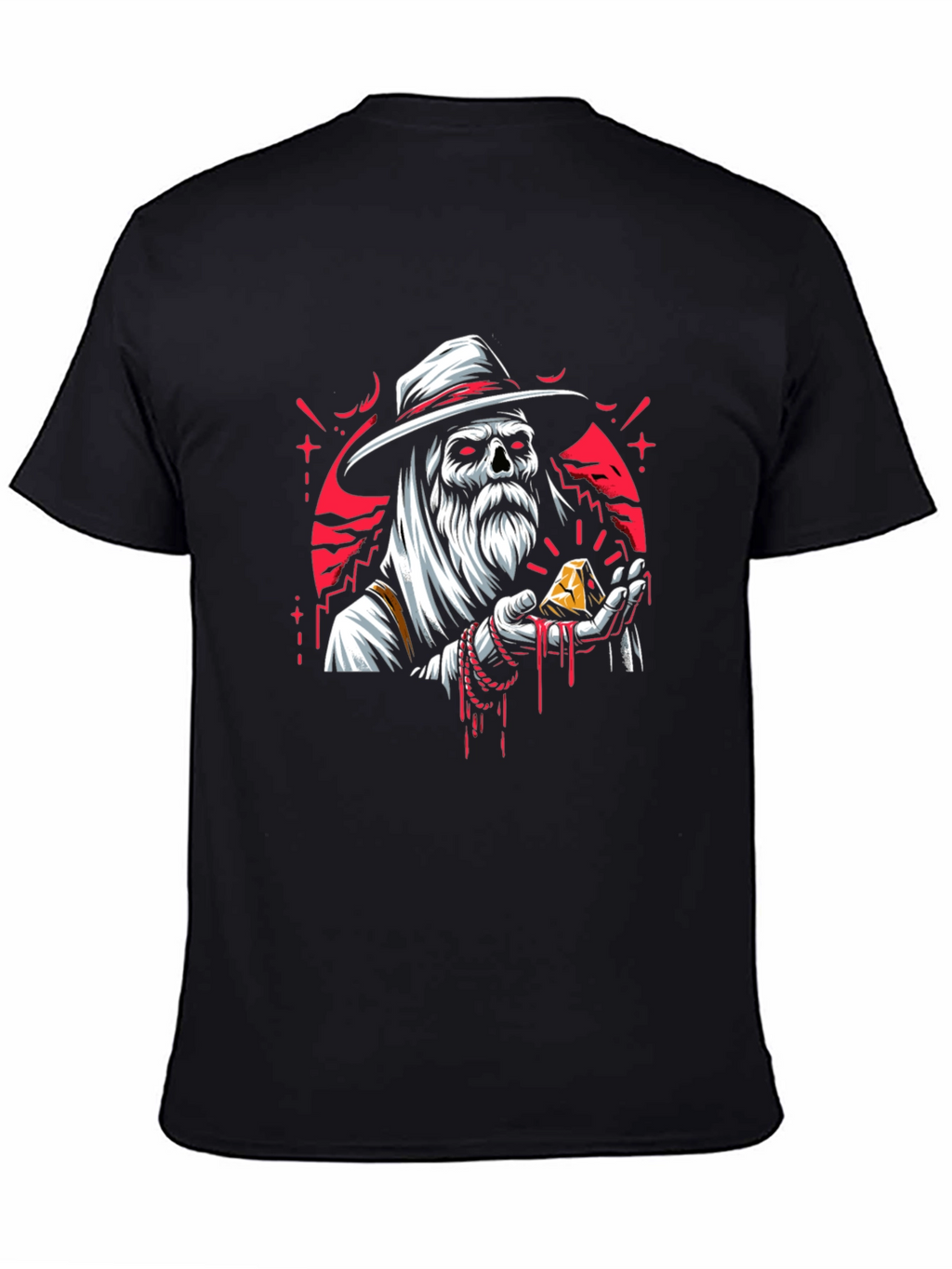 Grim Gold T-Shirt - Unique Graphic Tee