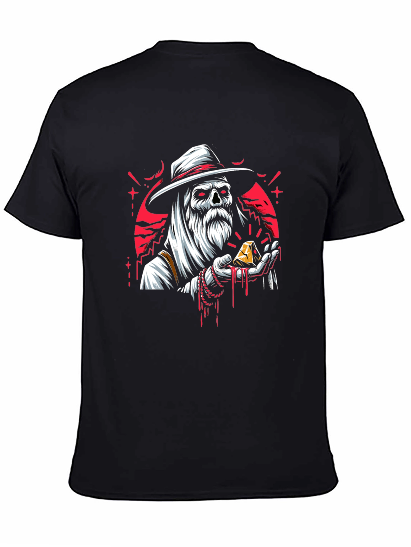 Grim Gold T-Shirt - Unique Graphic Tee