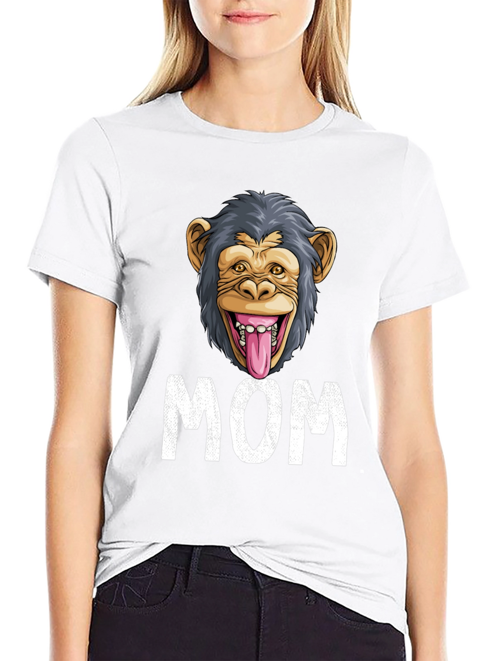 Funny Monkey Mom T-Shirt