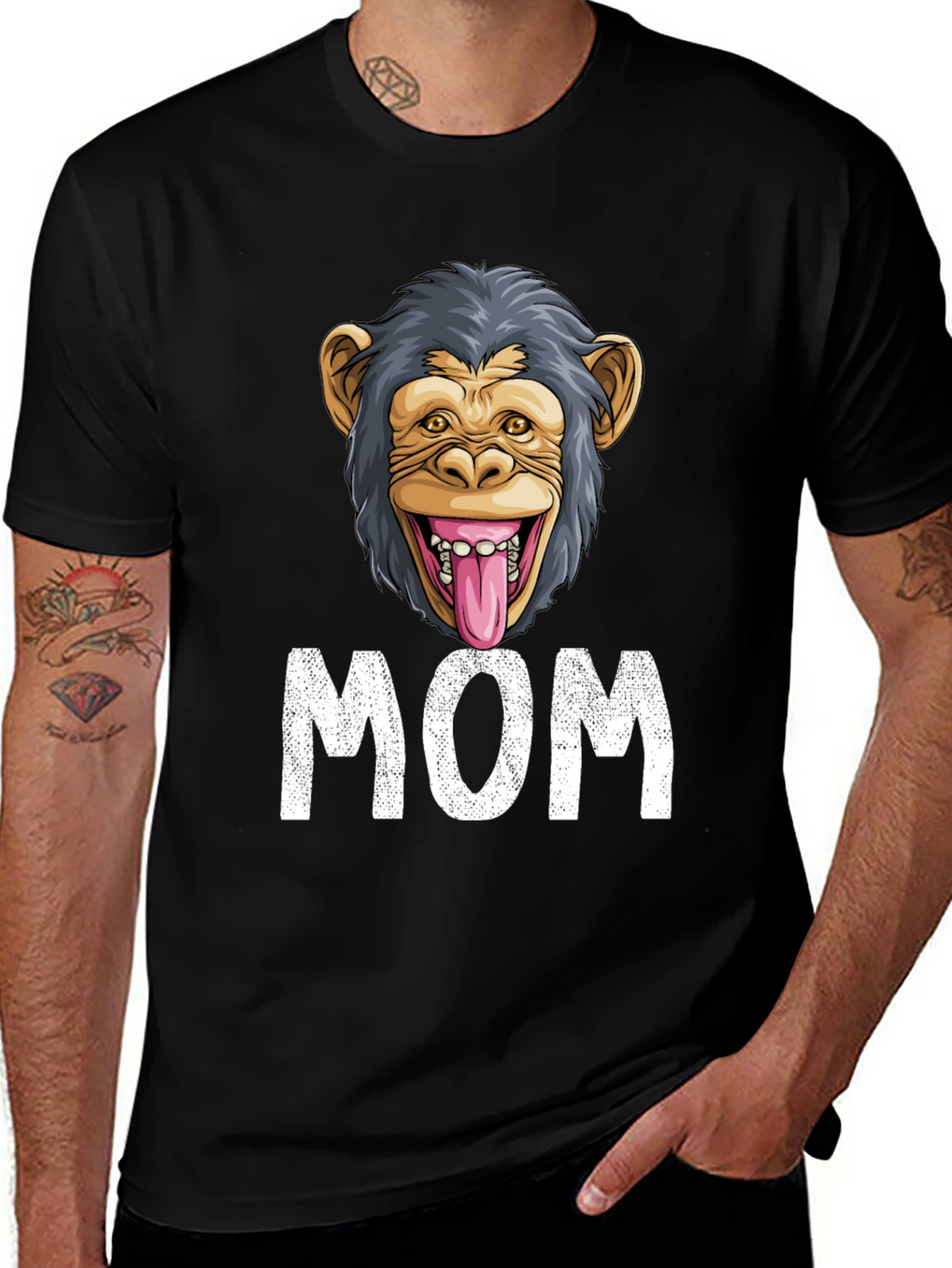 Funny Monkey Mom T-Shirt