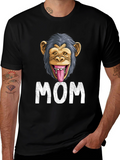 Funny Monkey Mom T-Shirt