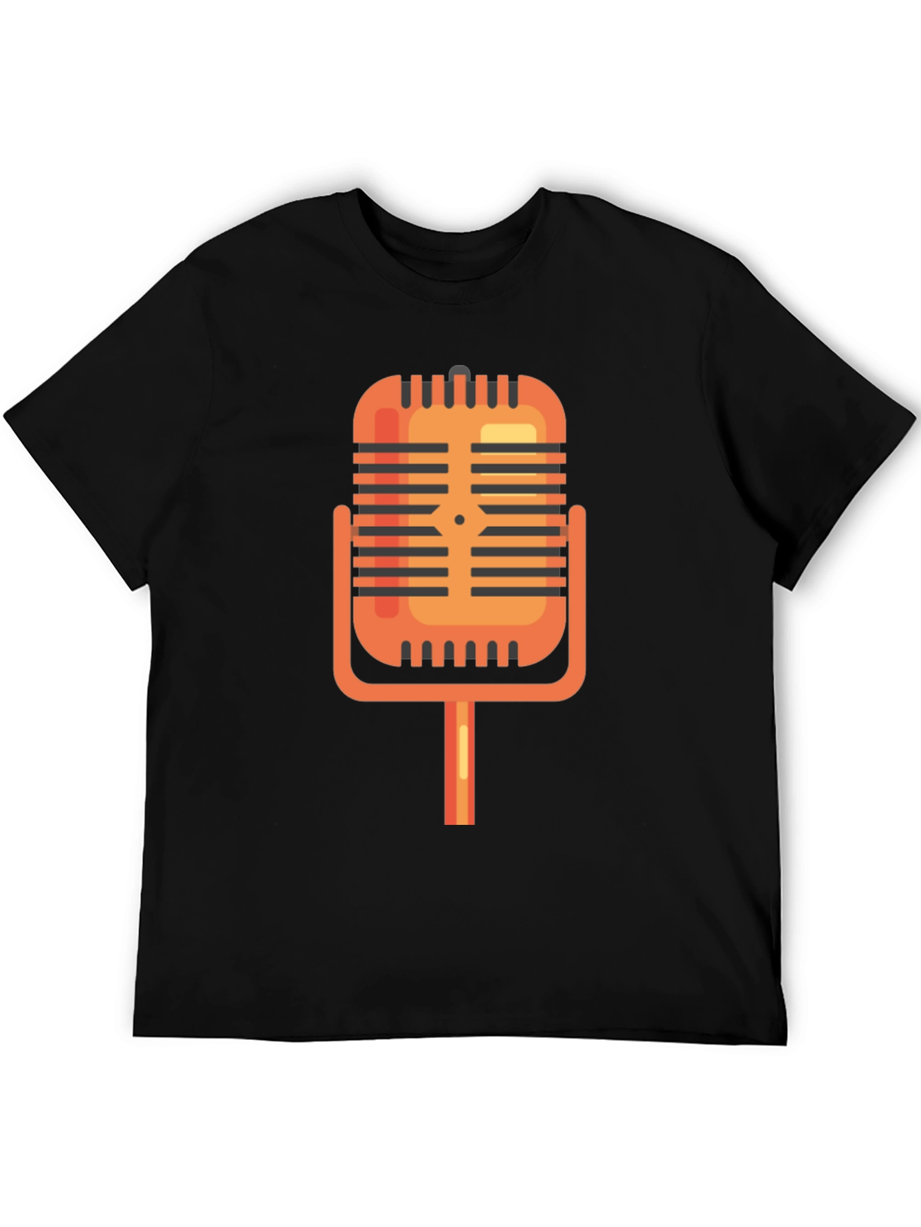 Vintage Microphone Graphic T-Shirt