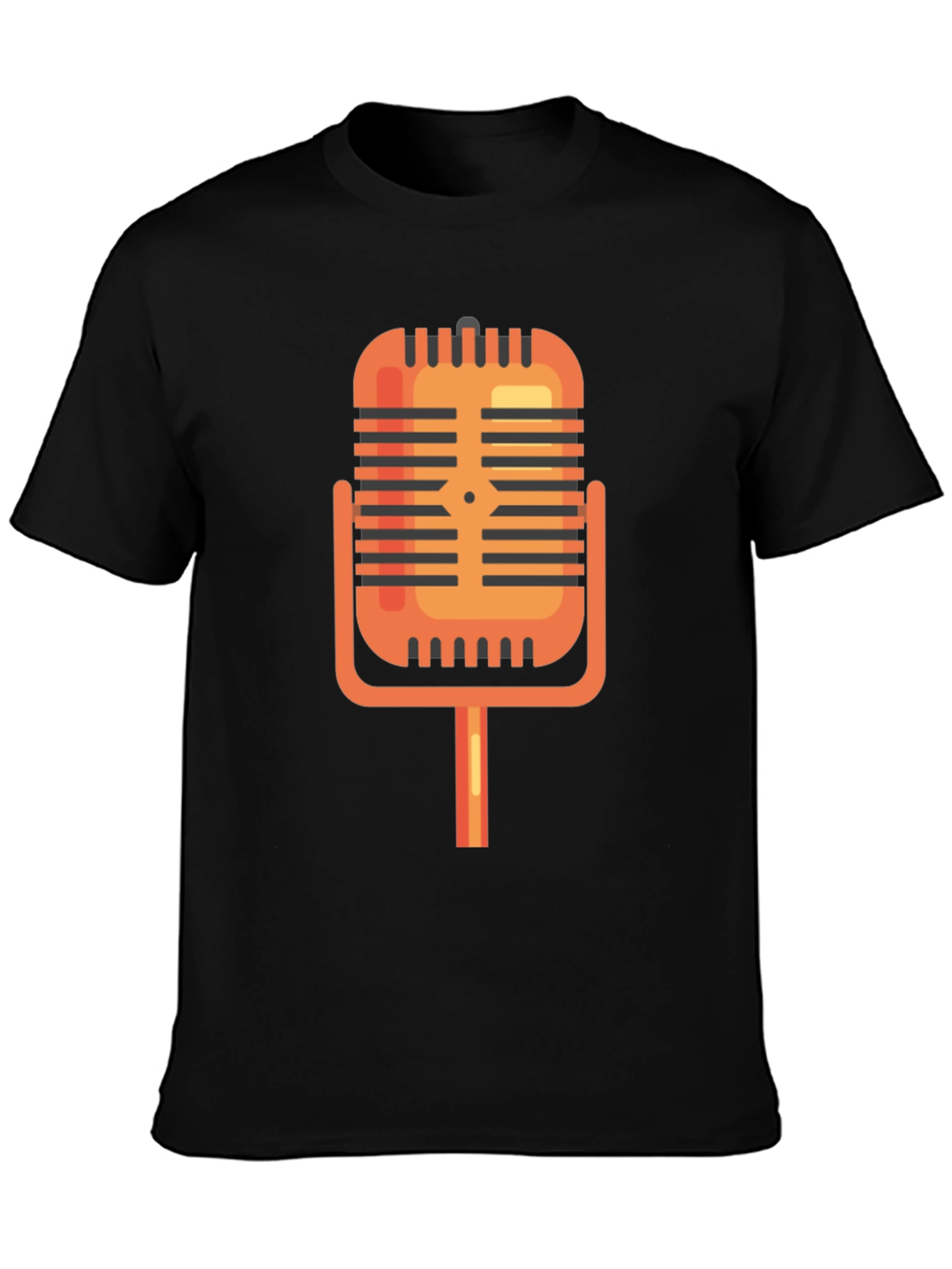 Vintage Microphone Graphic T-Shirt