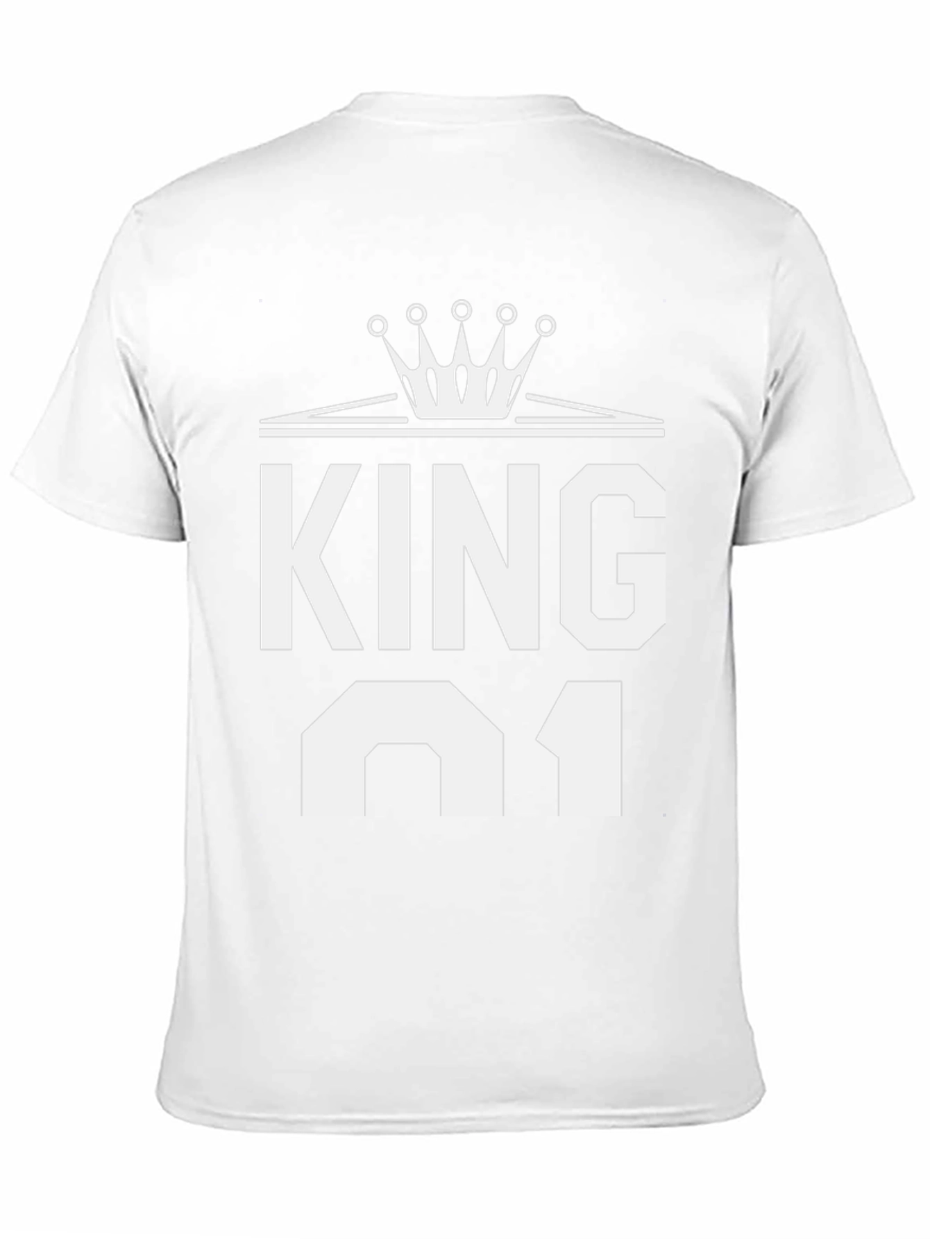 King 01 Graphic T-Shirt - Black