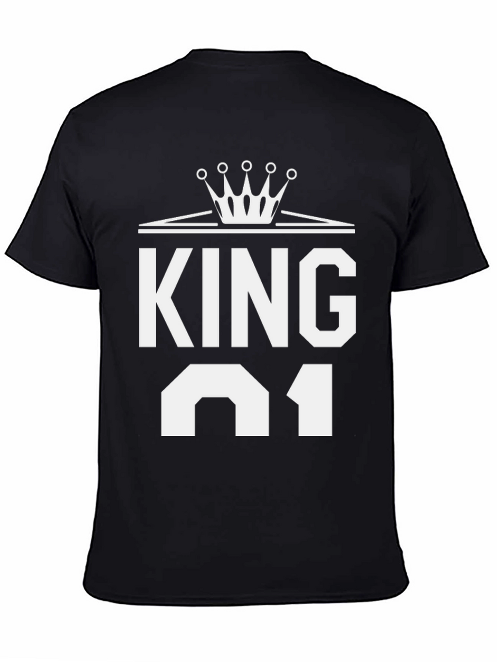 King 01 Graphic T-Shirt - Black