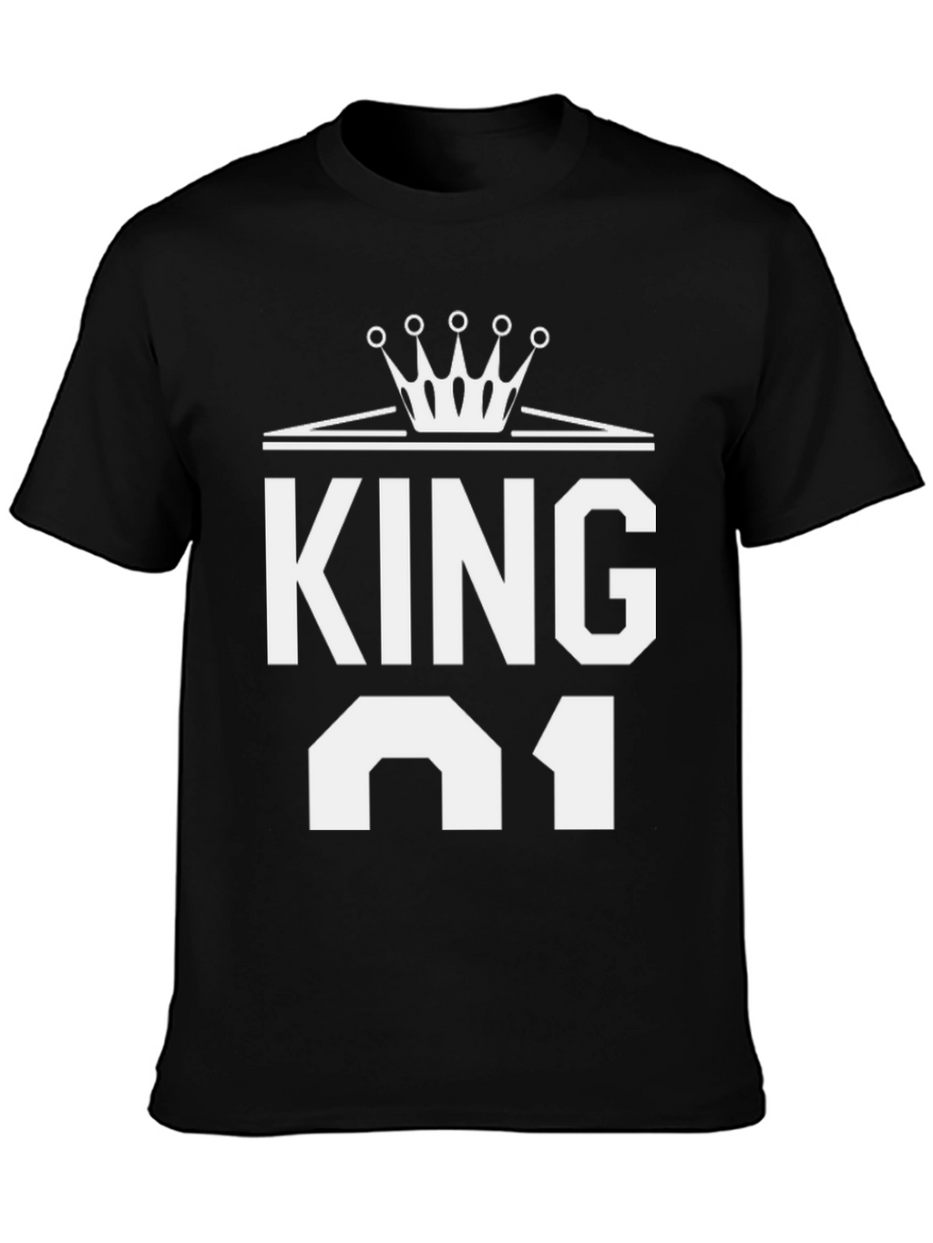 King 01 Graphic T-Shirt - Black