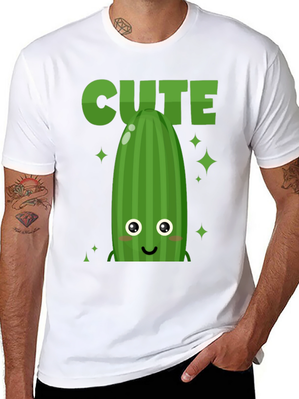 Cute Cucumber Graphic Tee - Unisex