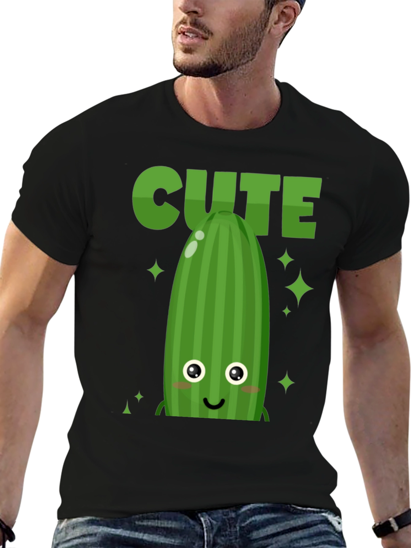 Cute Cucumber Graphic Tee - Unisex