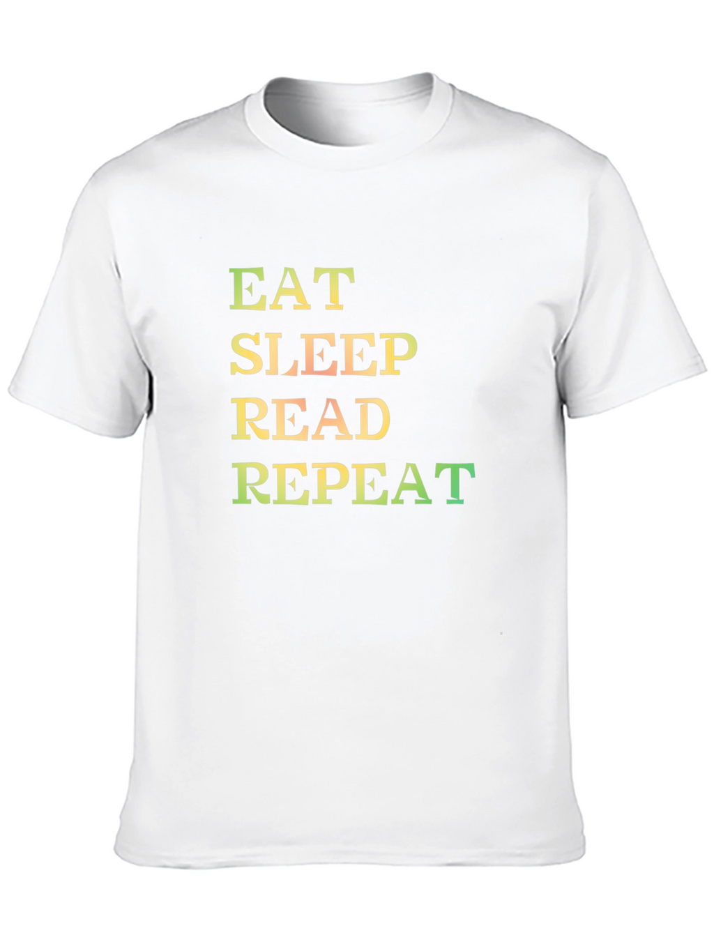 Eat Sleep Read Repeat Black Graphic Tee