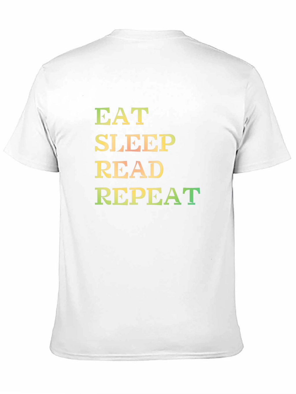 Eat Sleep Read Repeat Black Graphic Tee