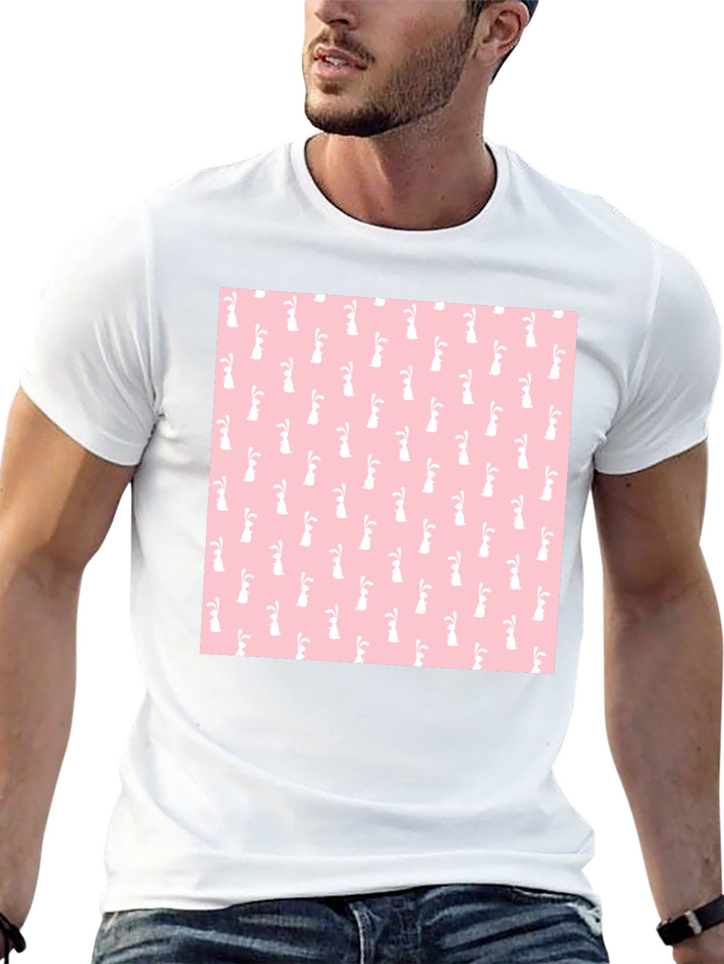 Bunny Pattern T-Shirt