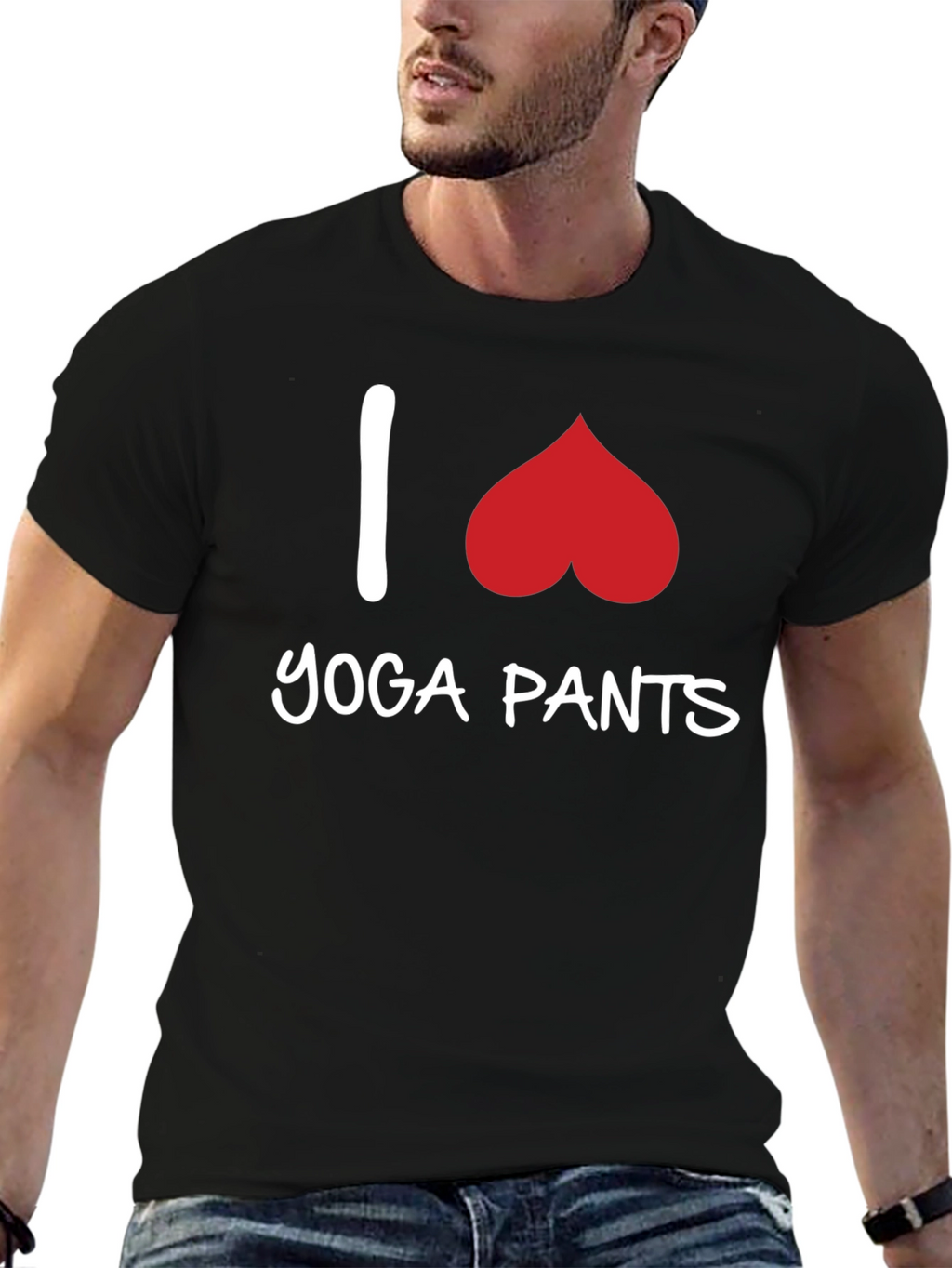 I Love Yoga Pants Graphic Tee