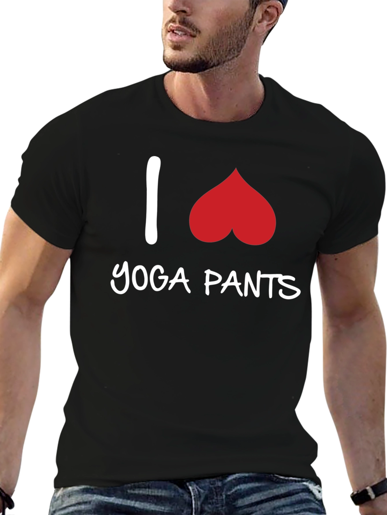 I Love Yoga Pants Graphic Tee