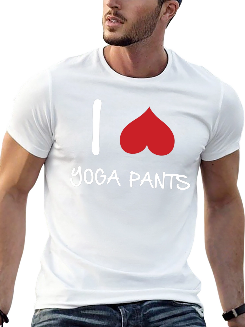I Love Yoga Pants Graphic Tee