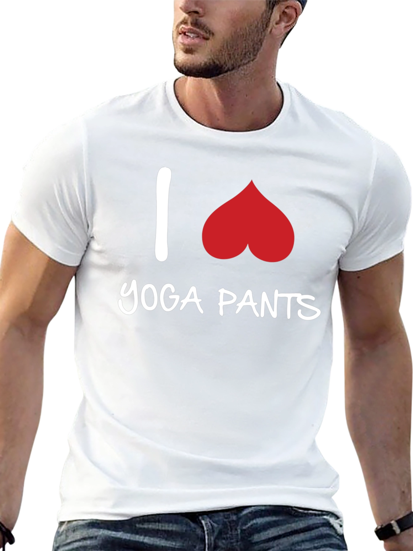 I Love Yoga Pants Graphic Tee