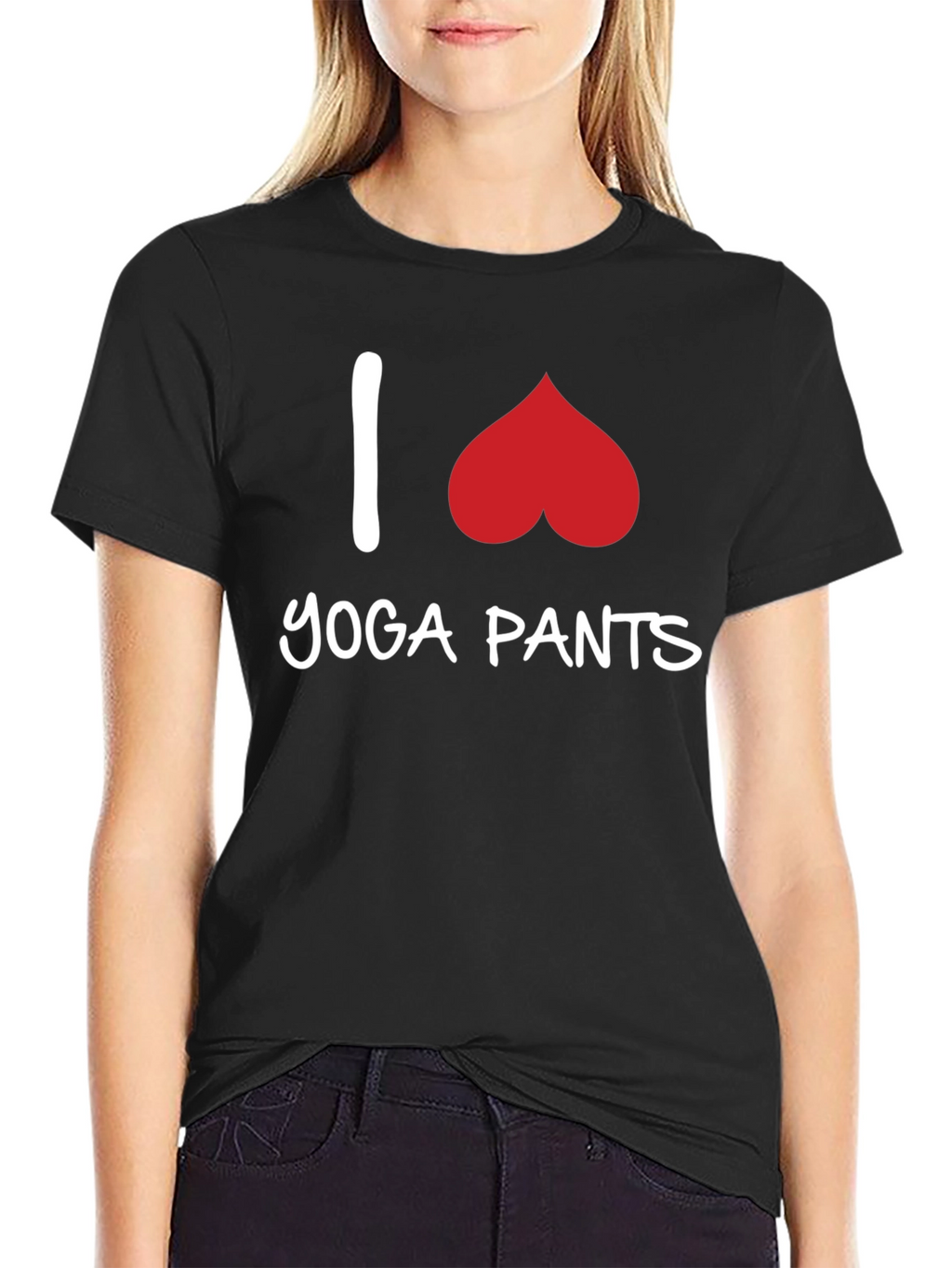 I Love Yoga Pants Graphic Tee