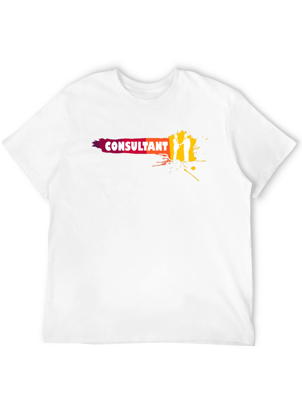 Consultant Graphic Tee - Black Cotton Blend