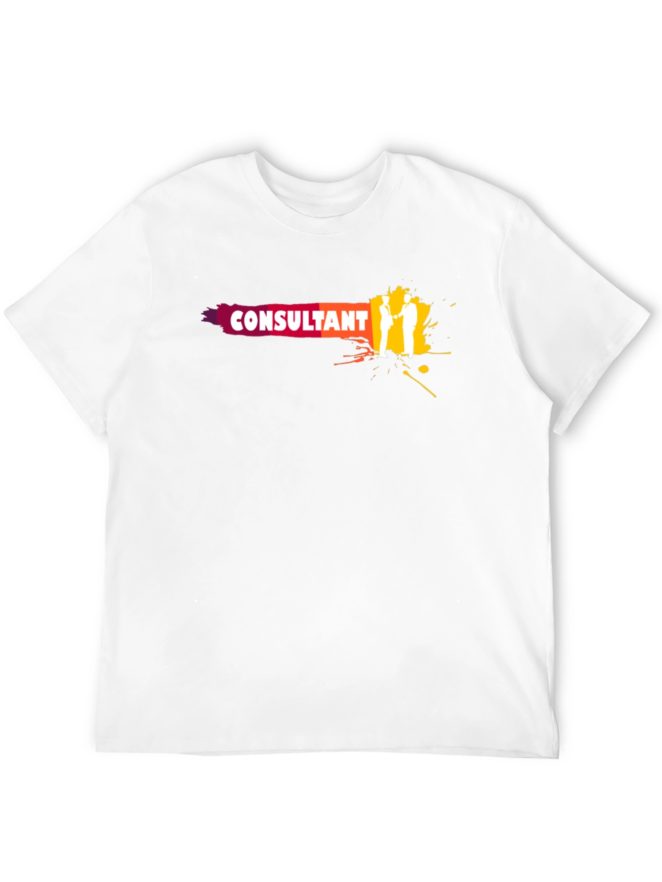 Consultant Graphic Tee - Black Cotton Blend