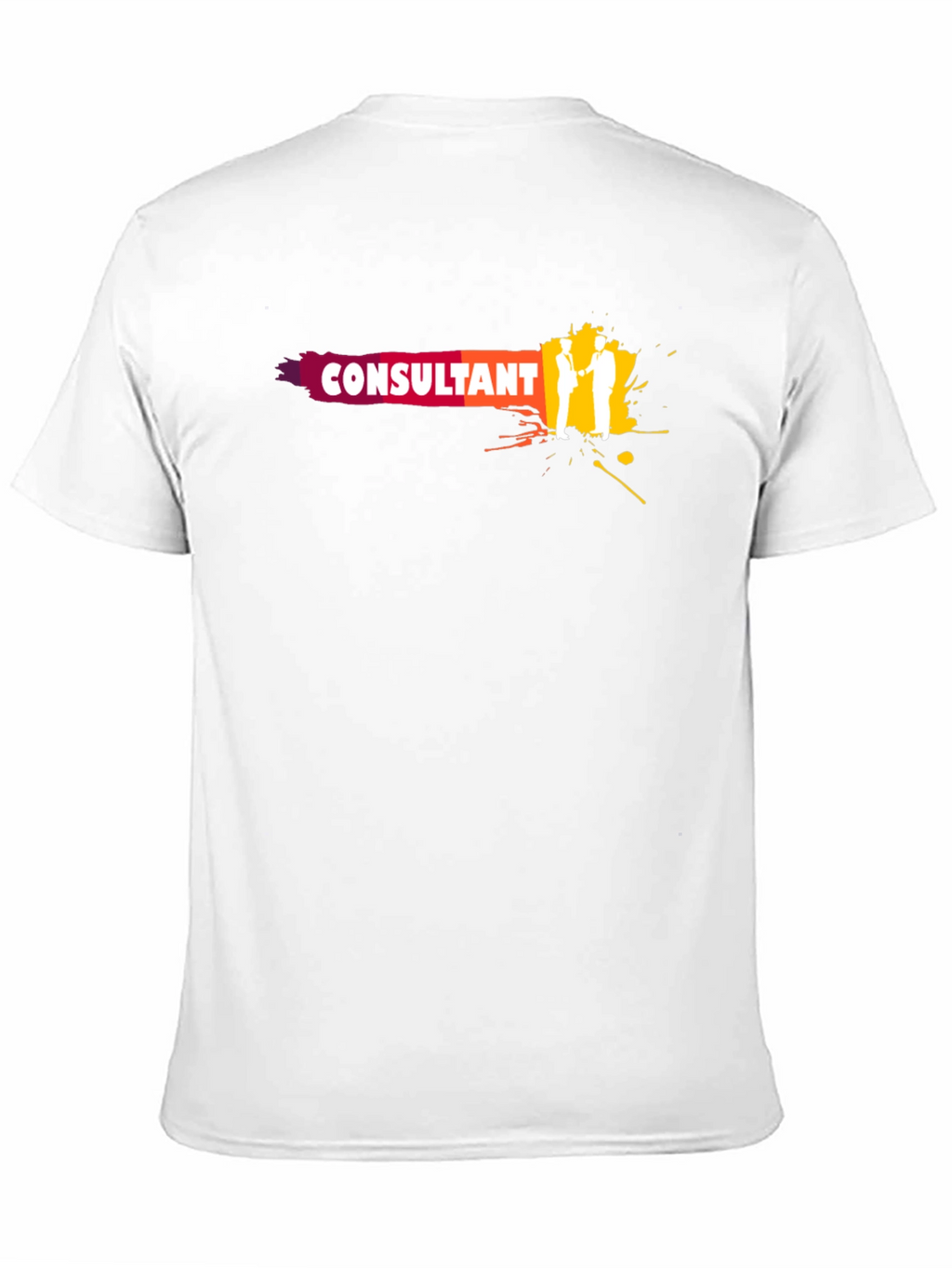 Consultant Graphic Tee - Black Cotton Blend
