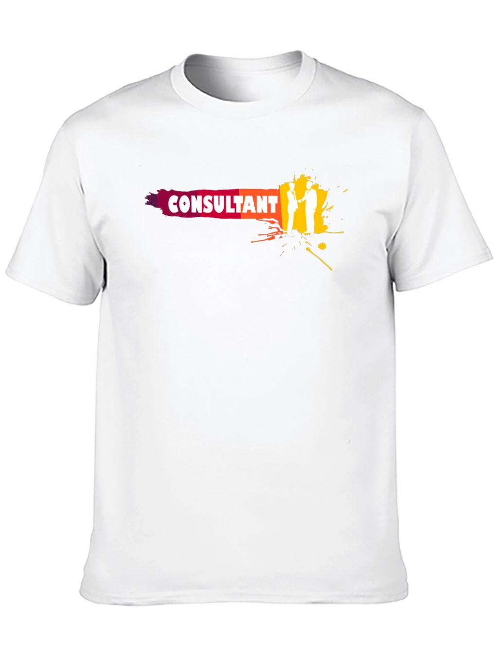 Consultant Graphic Tee - Black Cotton Blend