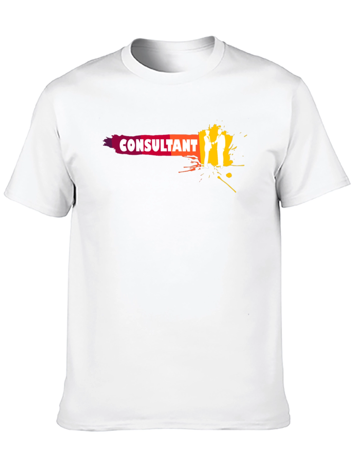Consultant Graphic Tee - Black Cotton Blend