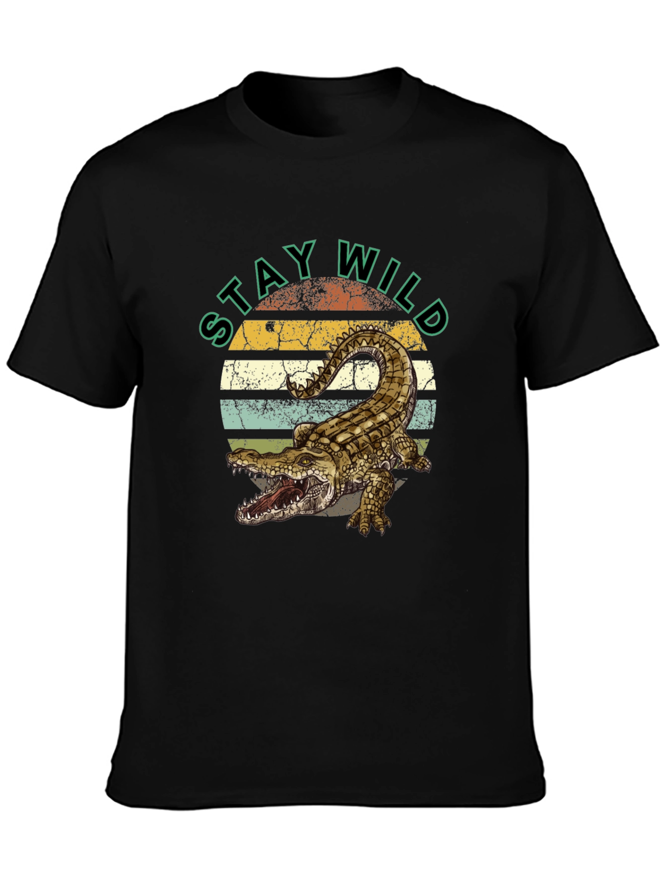 Stay Wild Crocodile Graphic Tee