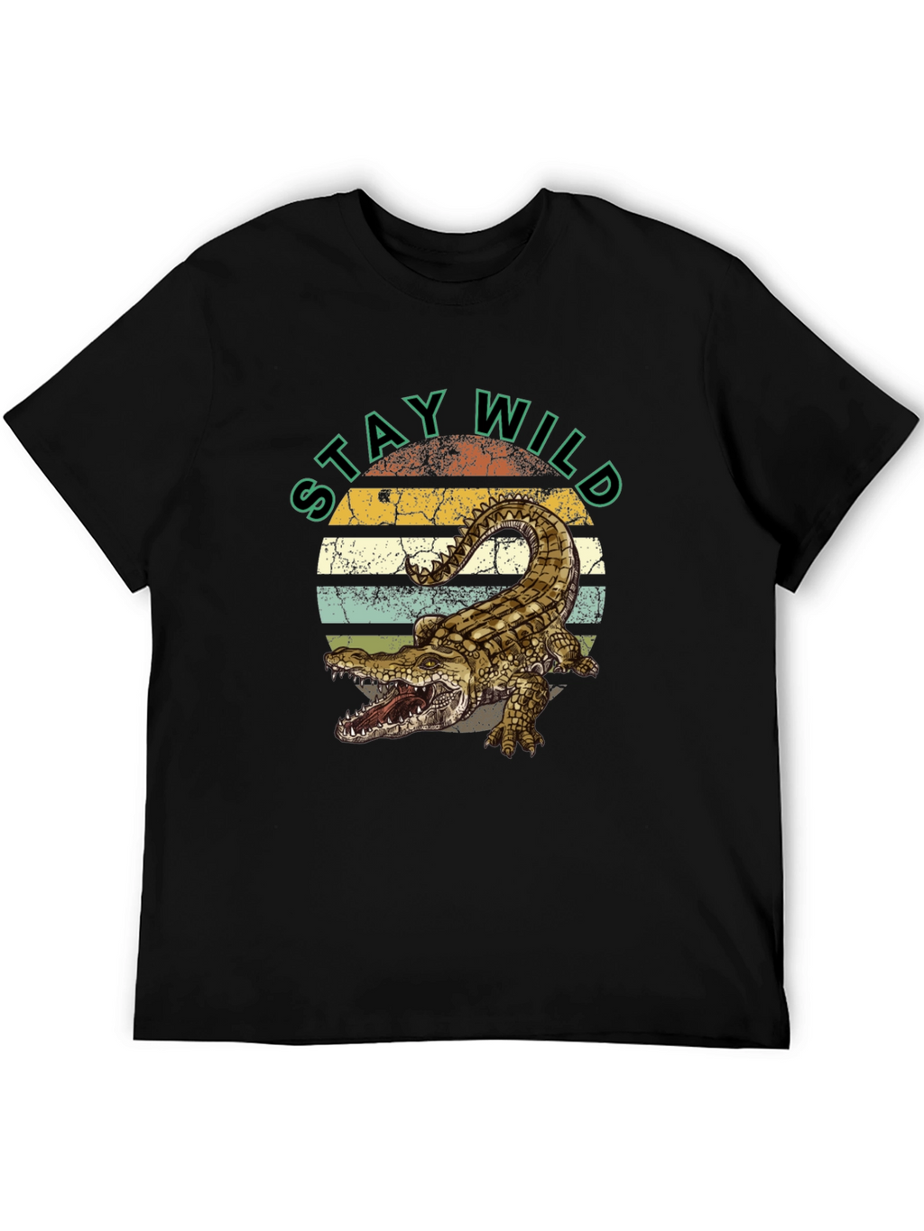 Stay Wild Crocodile Graphic Tee