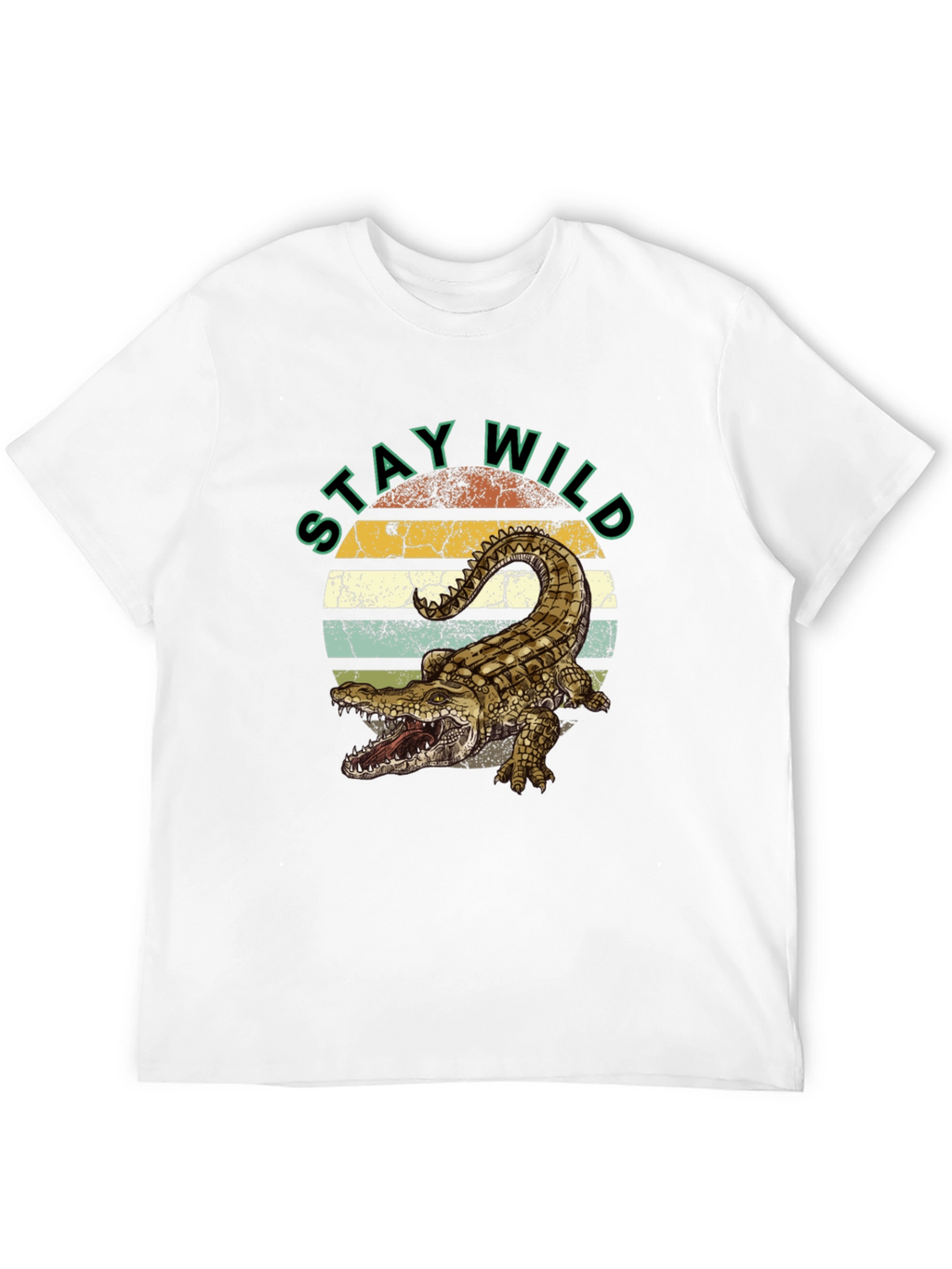 Stay Wild Crocodile Graphic Tee