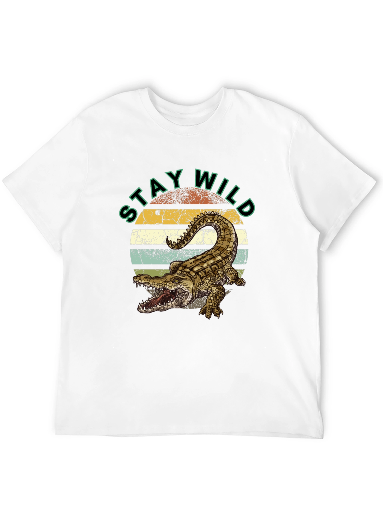 Stay Wild Crocodile Graphic Tee