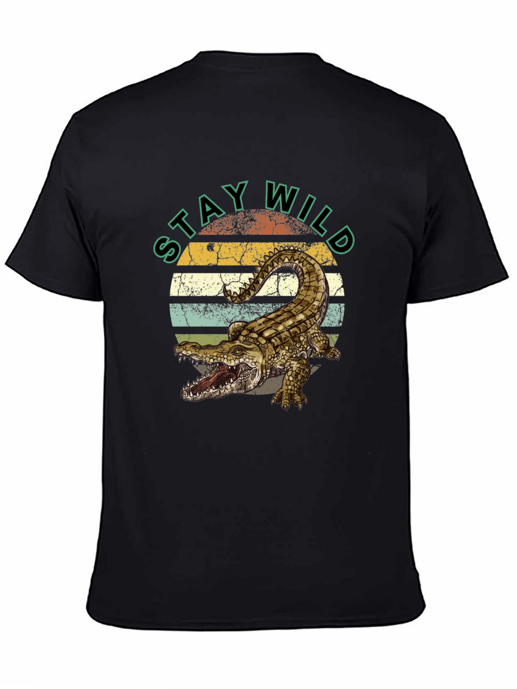 Stay Wild Crocodile Graphic Tee