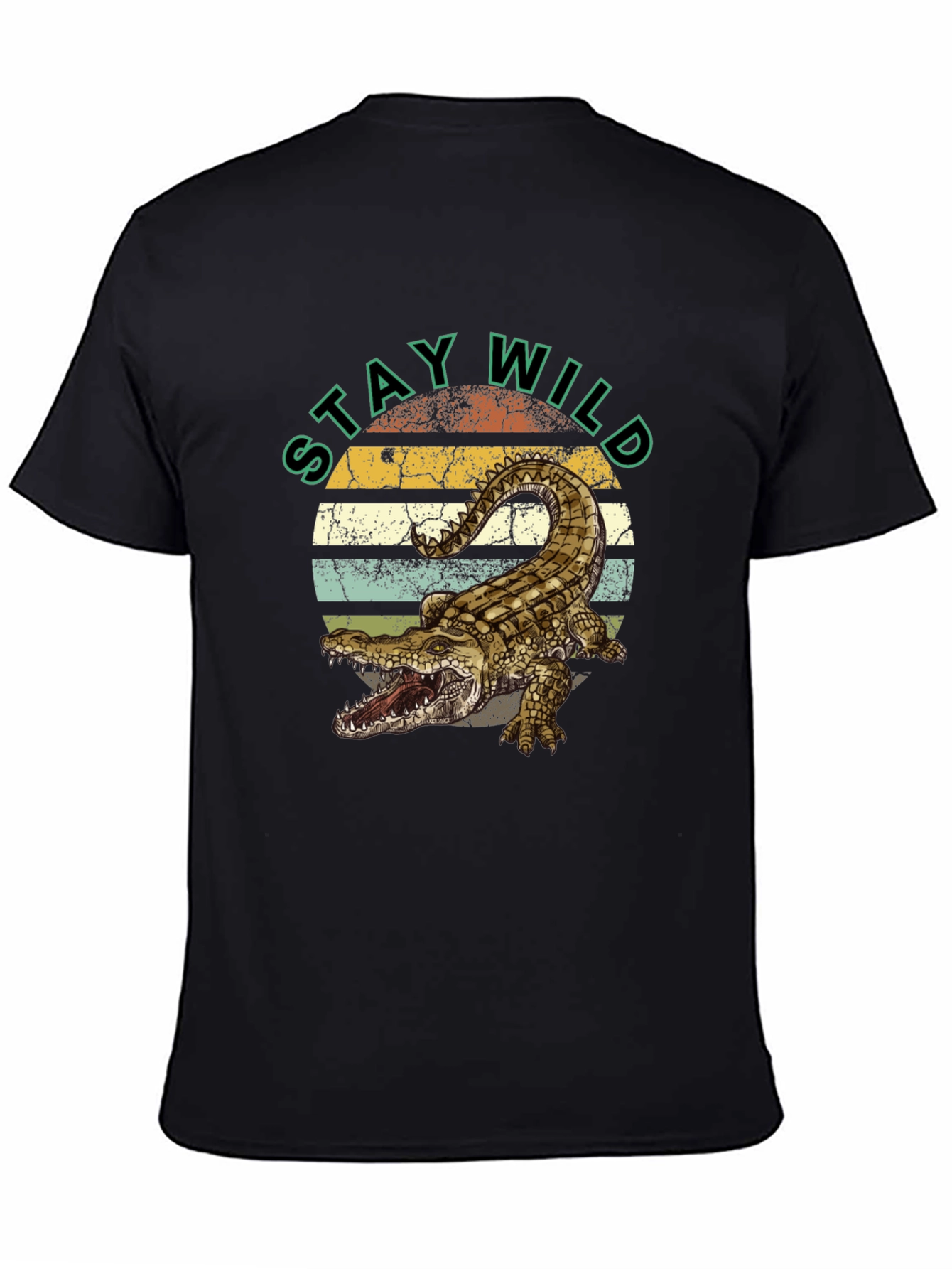 Stay Wild Crocodile Graphic Tee