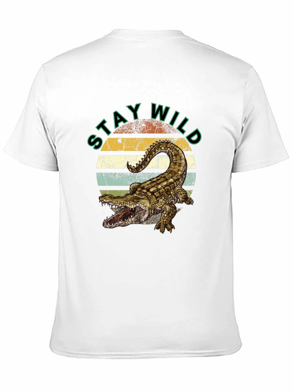 Stay Wild Crocodile Graphic Tee