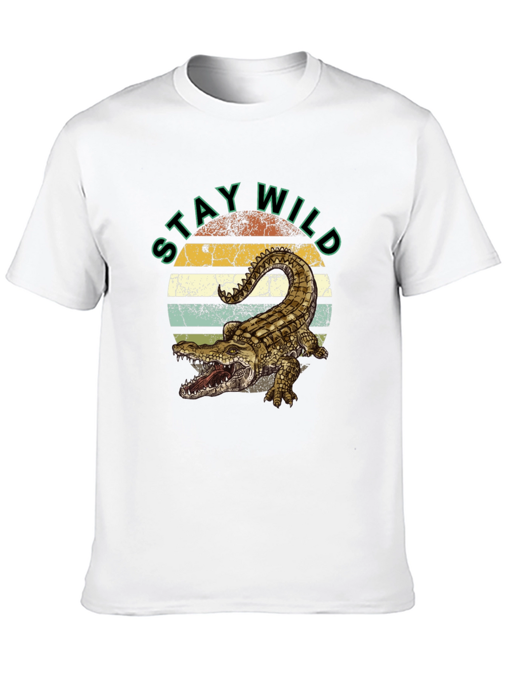 Stay Wild Crocodile Graphic Tee